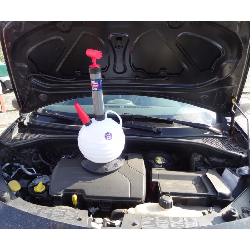 Pompe à Vidange Pela 6 Litres - Pour Huile Moteur, Bateau, Aquarium, Dégorgement