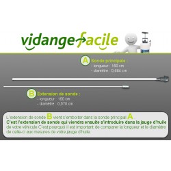 Sondes vidange PL400 et PL650