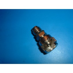 Male 1/4" milled nut