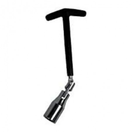 Clé bougie cardan 16mm isolée, chromée, noire